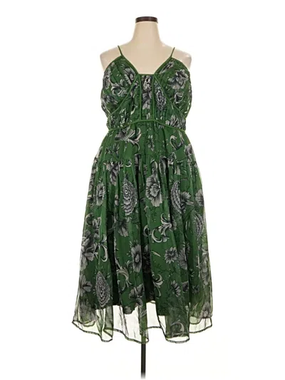 Pre-owned By Anthropologie Cocktail Dress In Green