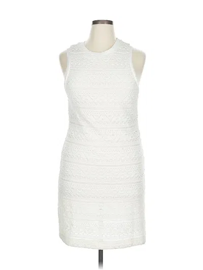 Pre-owned By Anthropologie Cocktail Dress In White