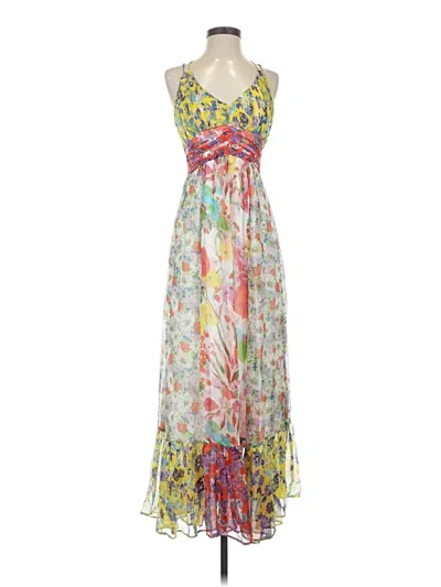 Pre-owned By Anthropologie Cocktail Dress In Yellow
