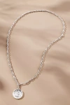 By Anthropologie Coin Lariat Necklace In Silver
