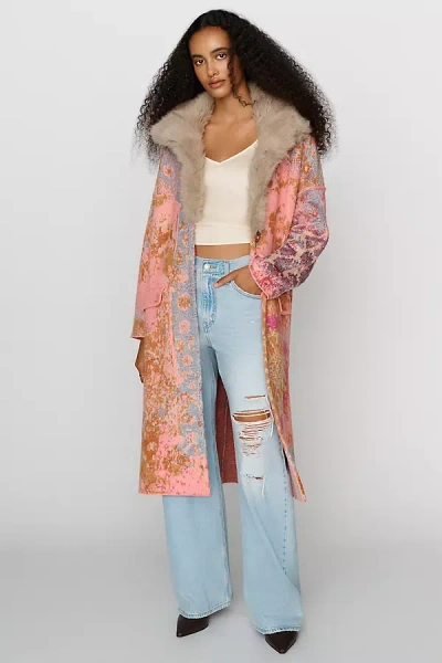 By Anthropologie Collared Duster Cardigan In Multi