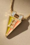 By Anthropologie Collegiate Flag Monogram Charm Necklace