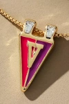 By Anthropologie Collegiate Flag Monogram Charm Necklace