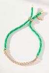 By Anthropologie Colorful Cord Bracelet In Green