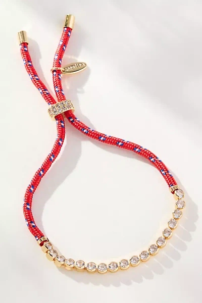 By Anthropologie Colorful Cord Bracelet In Red