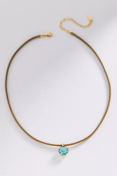 By Anthropologie Colorful Corded Necklace In Gold