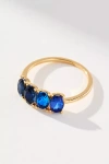 By Anthropologie Colorful Crystal Ring In Blue