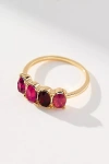 By Anthropologie Colorful Crystal Ring In Purple