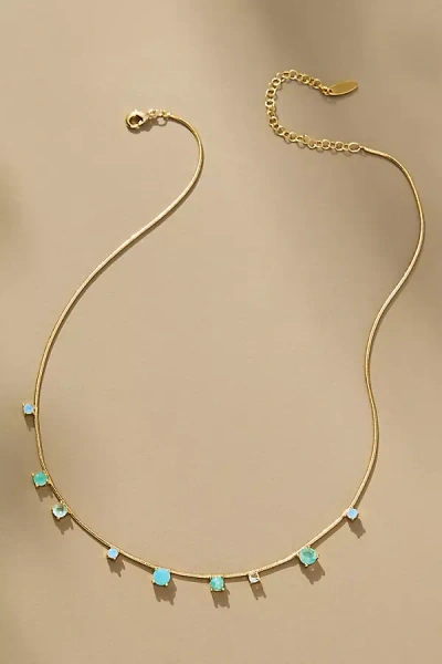 By Anthropologie Colorful Crystal Short Necklace