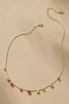 By Anthropologie Colorful Crystal Short Necklace