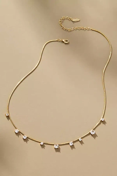 By Anthropologie Colorful Crystal Short Necklace