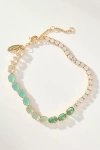 By Anthropologie Colorful Crystal Stone Bracelet In Multi