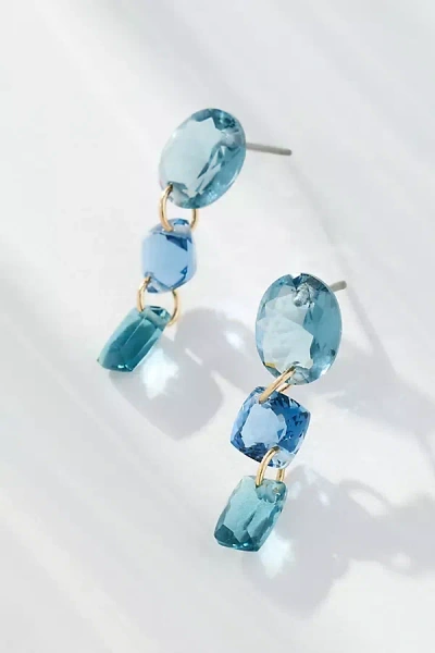 By Anthropologie Colorful Drop Earrings In Blue