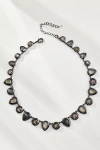 By Anthropologie Colorful Enamel Gem Necklace In Silver