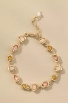 By Anthropologie Colorful Stone Bracelet In Sand