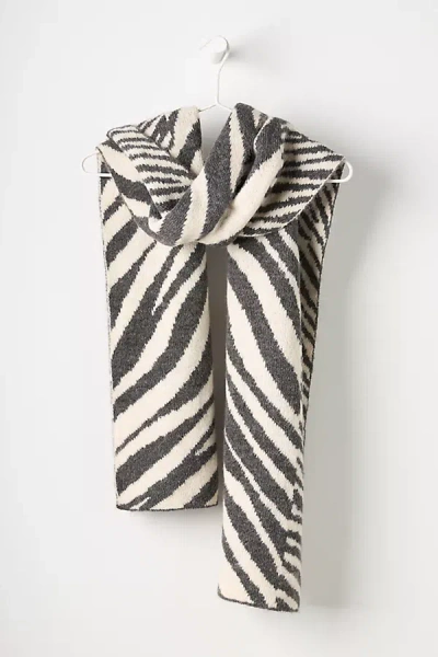 By Anthropologie Compact Knit Scarf In Black