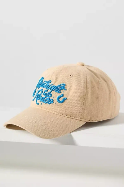 By Anthropologie Conversational Baseball Cap In Beige