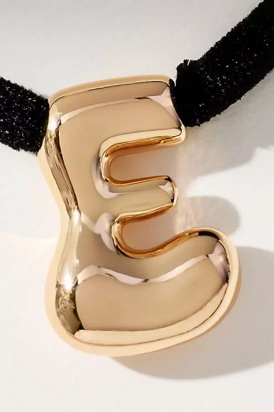 By Anthropologie Corded Bubble Letter Monogram Necklace
