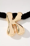 By Anthropologie Corded Bubble Letter Monogram Necklace