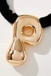 By Anthropologie Corded Bubble Letter Monogram Necklace