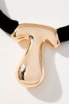 By Anthropologie Corded Bubble Letter Monogram Necklace