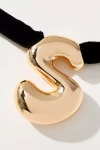 By Anthropologie Corded Bubble Letter Monogram Necklace