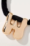 By Anthropologie Corded Bubble Letter Monogram Necklace