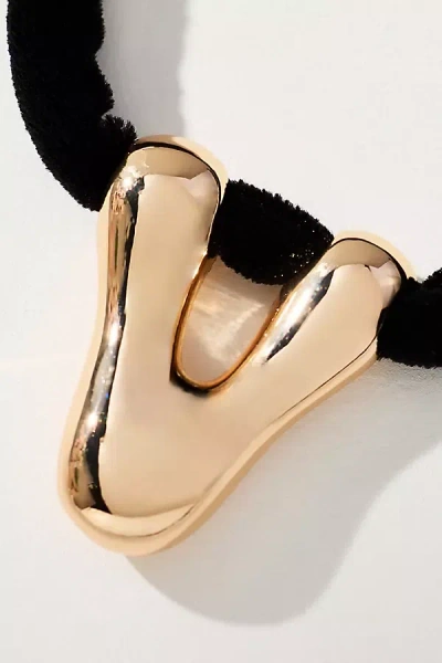 By Anthropologie Corded Bubble Letter Monogram Necklace