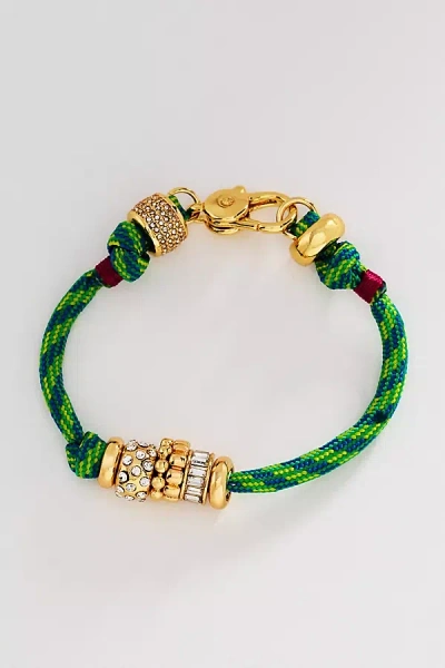 By Anthropologie Corded Charm Bracelet In Green