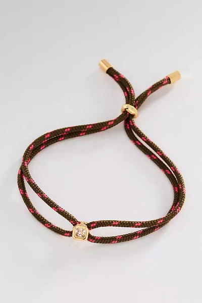 By Anthropologie Corded Layer Bracelet In Burgundy