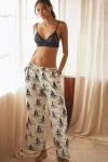 By Anthropologie Cotton Boxer Pyjama Bottoms In Mint