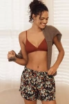 By Anthropologie Cotton Boxer Shorts In Multicolor