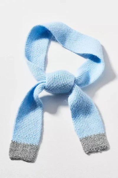 By Anthropologie Cozy Knit Hair Scarf In Blue