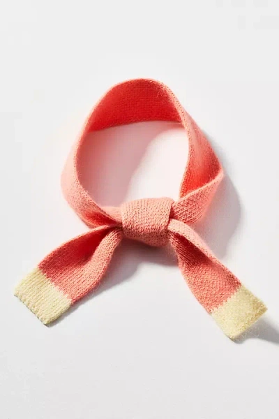 By Anthropologie Cozy Knit Hair Scarf In Pink