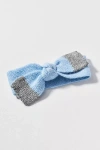 By Anthropologie Cozy Knotted Knit Headband In Blue