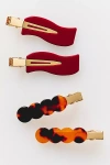 By Anthropologie Crease Free Clips, Set Of 4 In Brown