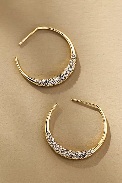 By Anthropologie Crescent Hoop Earrings