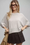 By Anthropologie Crew-neck Cashmere Sweater In Grey