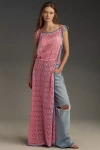 BY ANTHROPOLOGIE CROCHET SIDE-SLIT TUNIC TOP