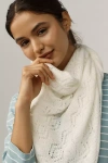 By Anthropologie Crochet Triangle Scarf