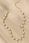 By Anthropologie Crystal Circle Necklace In Gold