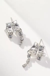 By Anthropologie Crystal Drop Huggie Earrings