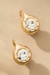 By Anthropologie Crystal Fishhook Earrings In Gold