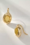 By Anthropologie Crystal Fishhook Earrings In Gold
