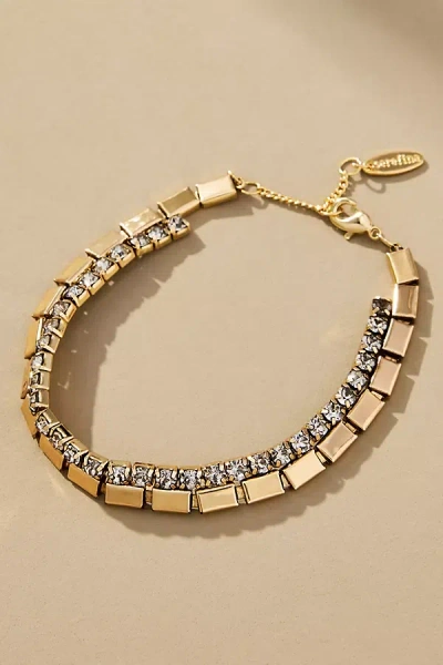 By Anthropologie Crystal Link Bracelet