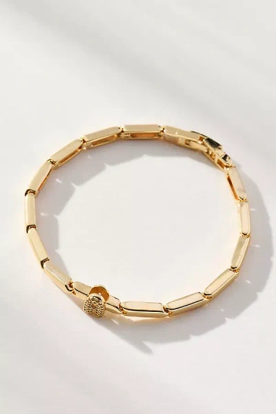 By Anthropologie Crystal Linked Bracelet In Gold