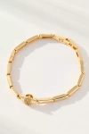 By Anthropologie Crystal Linked Bracelet In Gold