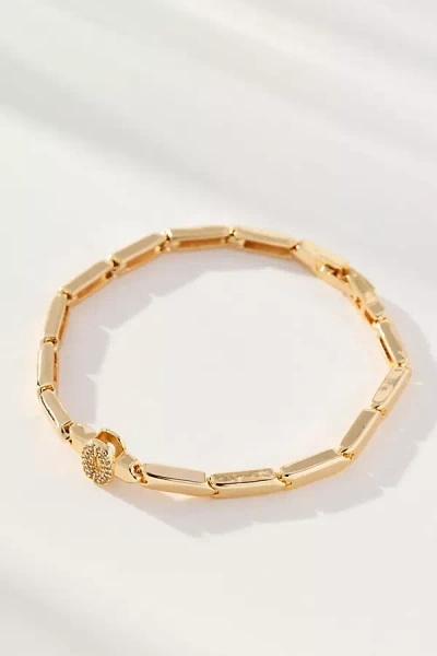 By Anthropologie Crystal Linked Bracelet In Gold
