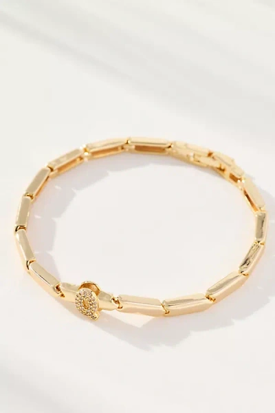 By Anthropologie Crystal Linked Bracelet In Gold