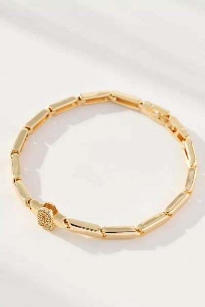 By Anthropologie Crystal Linked Bracelet In Gold